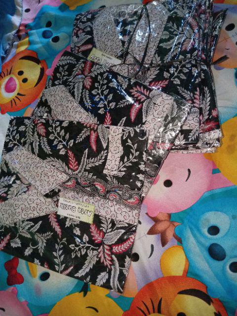 Kemeja Batik Jumbo Xxl Ori Hem Blarak Merah Arta Batik Seragam Kerja Kantor Baju Pria Pria