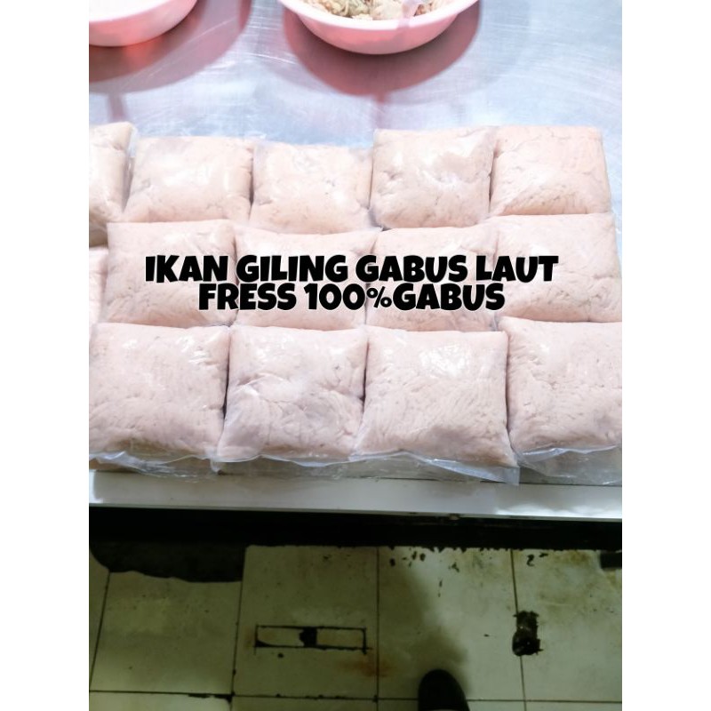 

IKAN GILING GABUS FRESS 100% GABUS