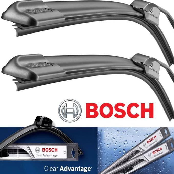 Aksesoris Mobil / Wiper Frameless Mitsubishi Kuda Bosch Clear Advantage 19"+19"