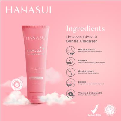 [SEPAKET] * NCC * Hanasui Flawless Glow 10 Series Rangkaian Paket Skin Care Set Skincare