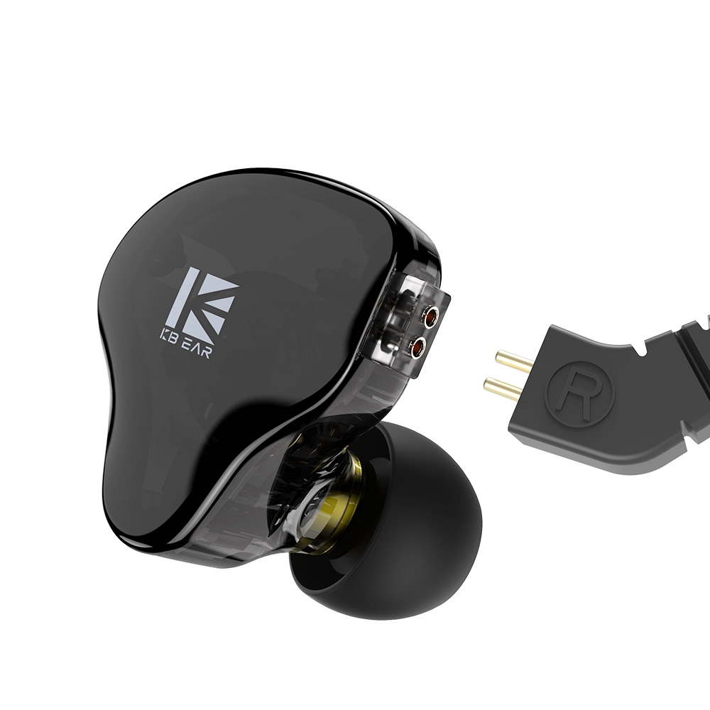 Kbear Ks2 1ba + 1ddd In Ear Hifi Sprot Monitor Dengan Konektor 2pin 0.78mm Kbear Kb04 Tri I3 Untuk Game Lari