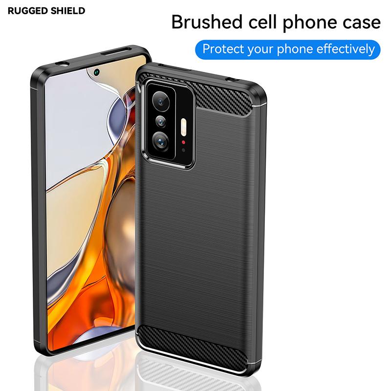 CARBON RUGGED Soft case carbon XIAOMI Mi 11T / Mi 11T PRO / XIAOMI 11 T / XIAOMI 11 T PRO