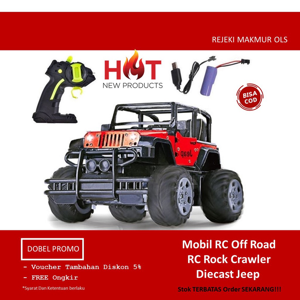  Mobil  Remote  Control Mobil  Remot  Offroad RC Rock Crawler 