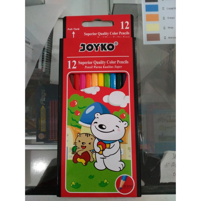 

Gaya Pensil Warna 12W Joyko Diskon