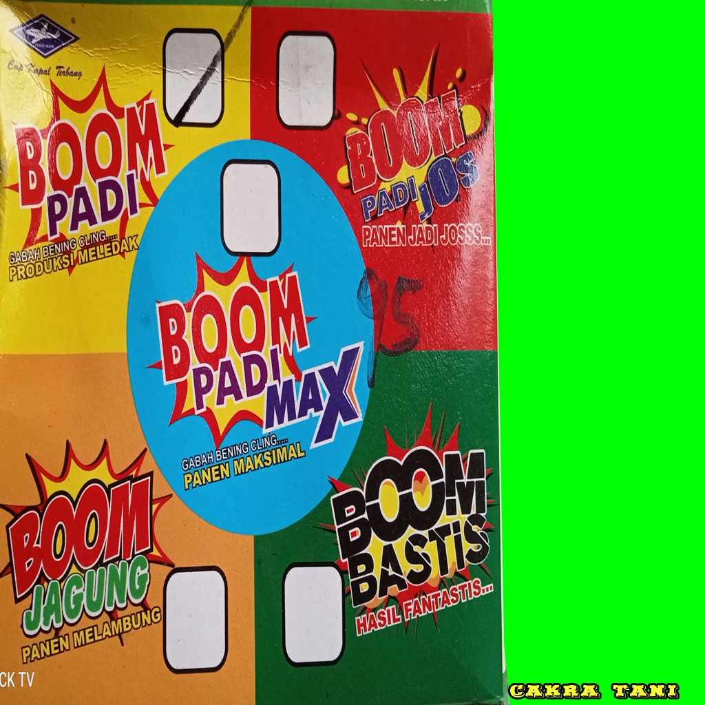 Boom Padi Cap Kapal Terbang