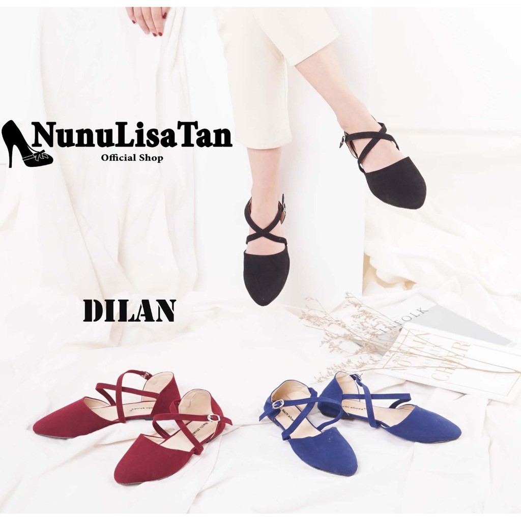 NunuLisaTan - Terbaru Flat Shoes Lucu Casual Korea Balet