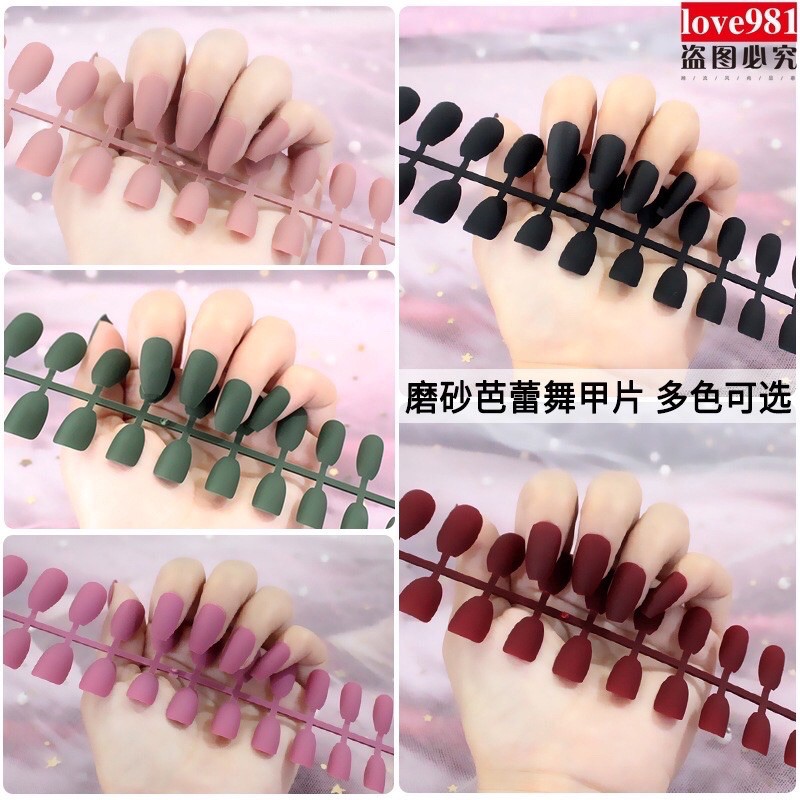 ✿ELYSABETHME✿ (isi24) kuku palsu tempel dov fake nail art berwarna kutek