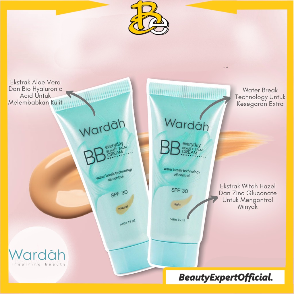 ⭐️ Beauty Expert ⭐️ Wardah Everyday BB Cream SPF 30 | 15 ml | 30 ml |