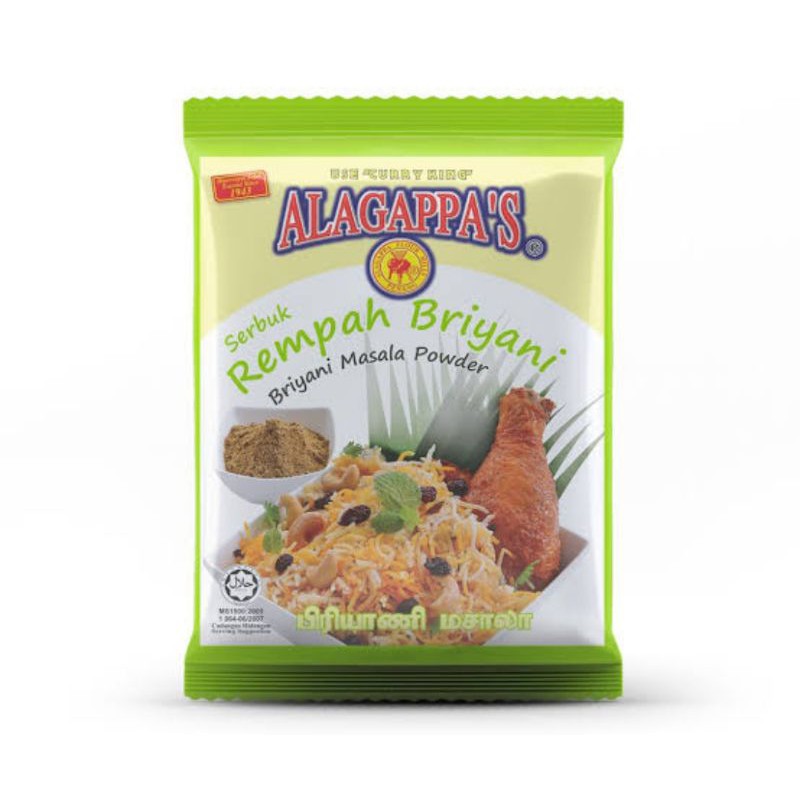 

Alagappa's Serbuk Rempah Biryani 100g/ Biryani Powder/Import