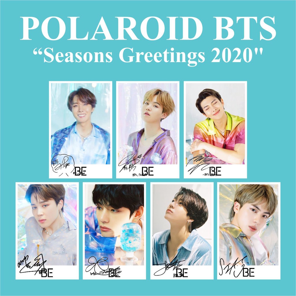 (READY STOCK) POLAROID BTS SEASONS GREETINGS 2020 KPOP MURAH