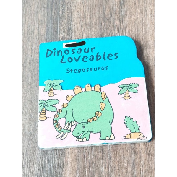 PRELOVED STORY BOOK DINOSAUR LOVEABLES STEGOSAURUS (HARD SMOOTH BOOK)