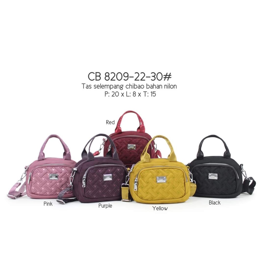 Chibao Selempang 8209-22 Bahan Kanvas Terbaru BEST SELLER. Tas Wanita Tas Chibao ORI Tas Slempang Wanita Import.!!!!