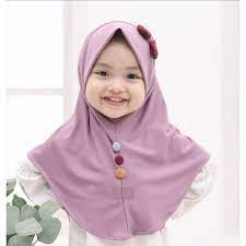 jilbab bayi / hijab bayi / jilbab anak bella pita / kerudung baby pita 0-3thn / kerudung bayi