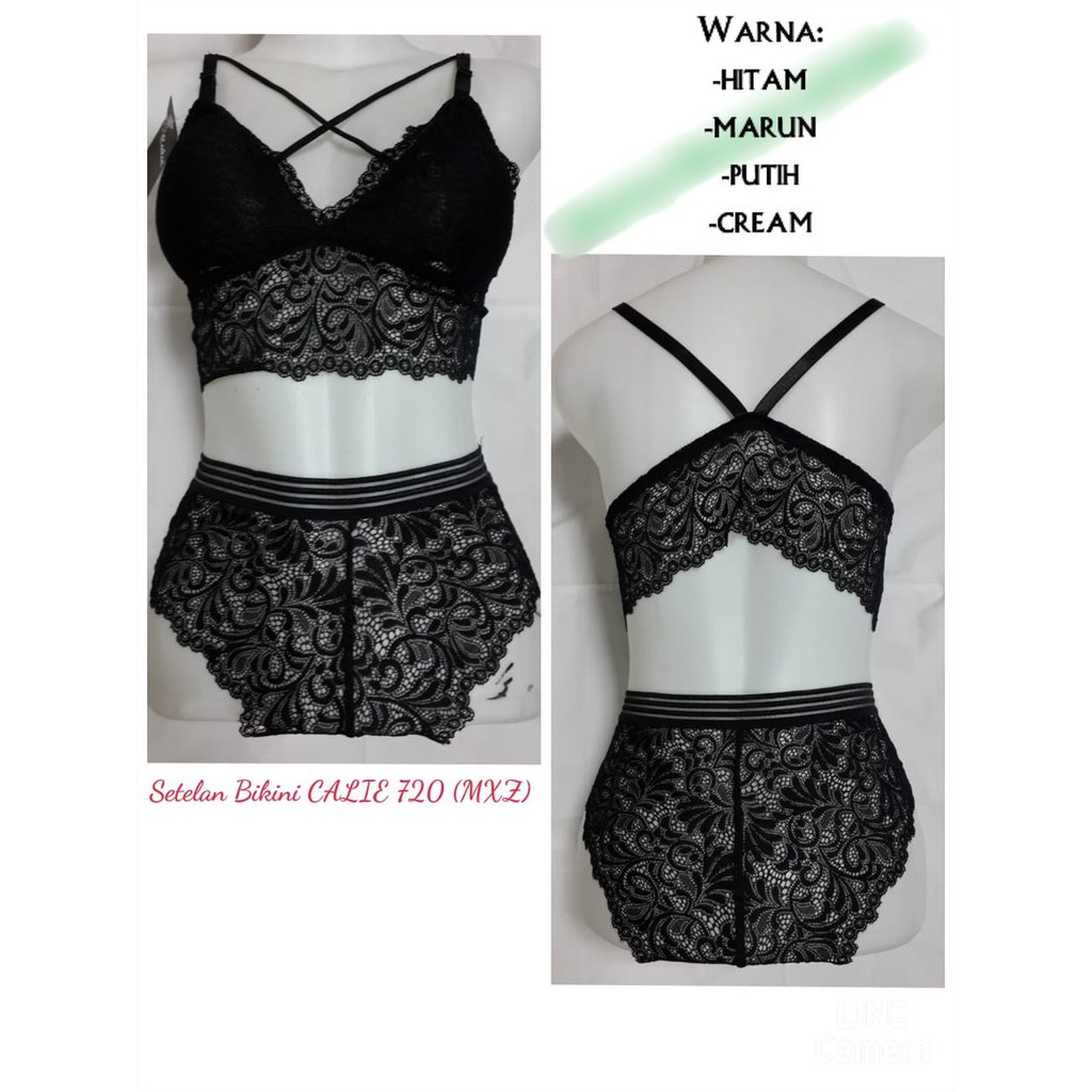 SEXY7 - SET Bikini Lace C - 720 BRUKAT BRA CD BRALETTE