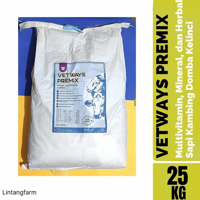 VETWAYS PREMIX 20 kg - Premix Sapi Penggemukan - Premix Sapi - Kambing