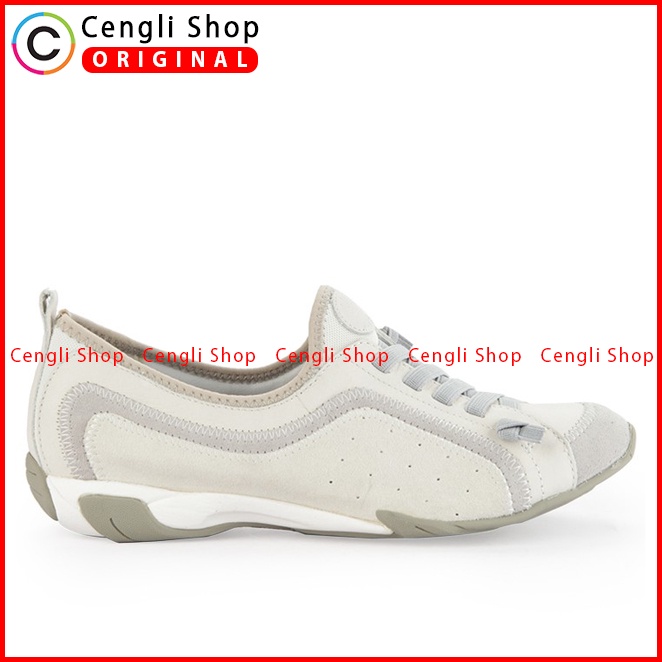 SEPATU SNEAKER KULIT HUSH PUPPIES WANITA ORIGINAL CASUAL PUTIH HW13