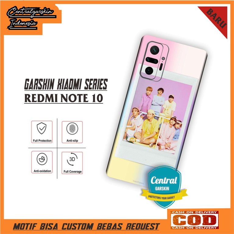 Garskin Redmi Note 10 / 10e Fullbody - BTS band