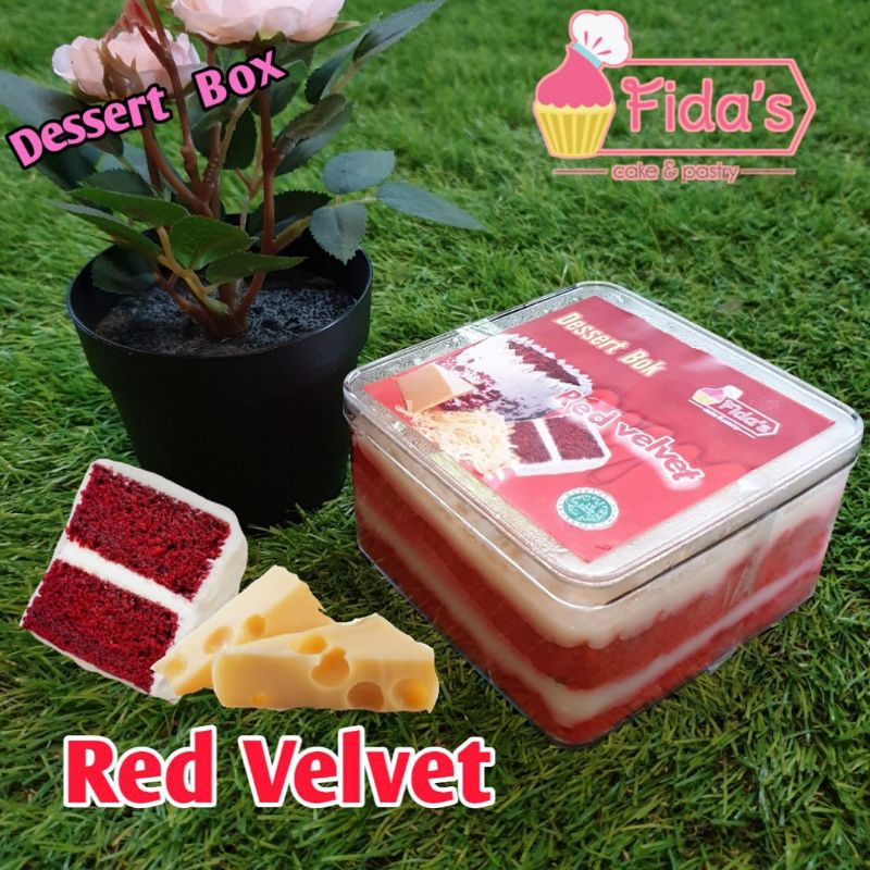 

desert box red velved