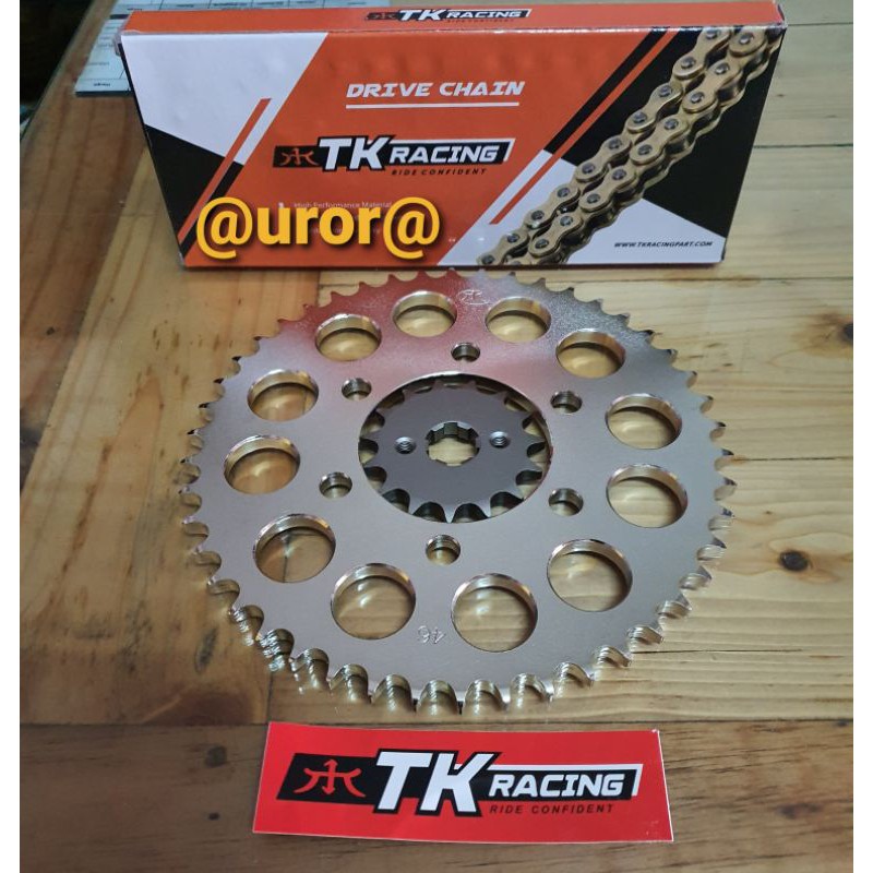 Jual GEAR SET TK NEW CBR 150 R K45N / K45R / CB 150 X / LUBANG BAUT 6