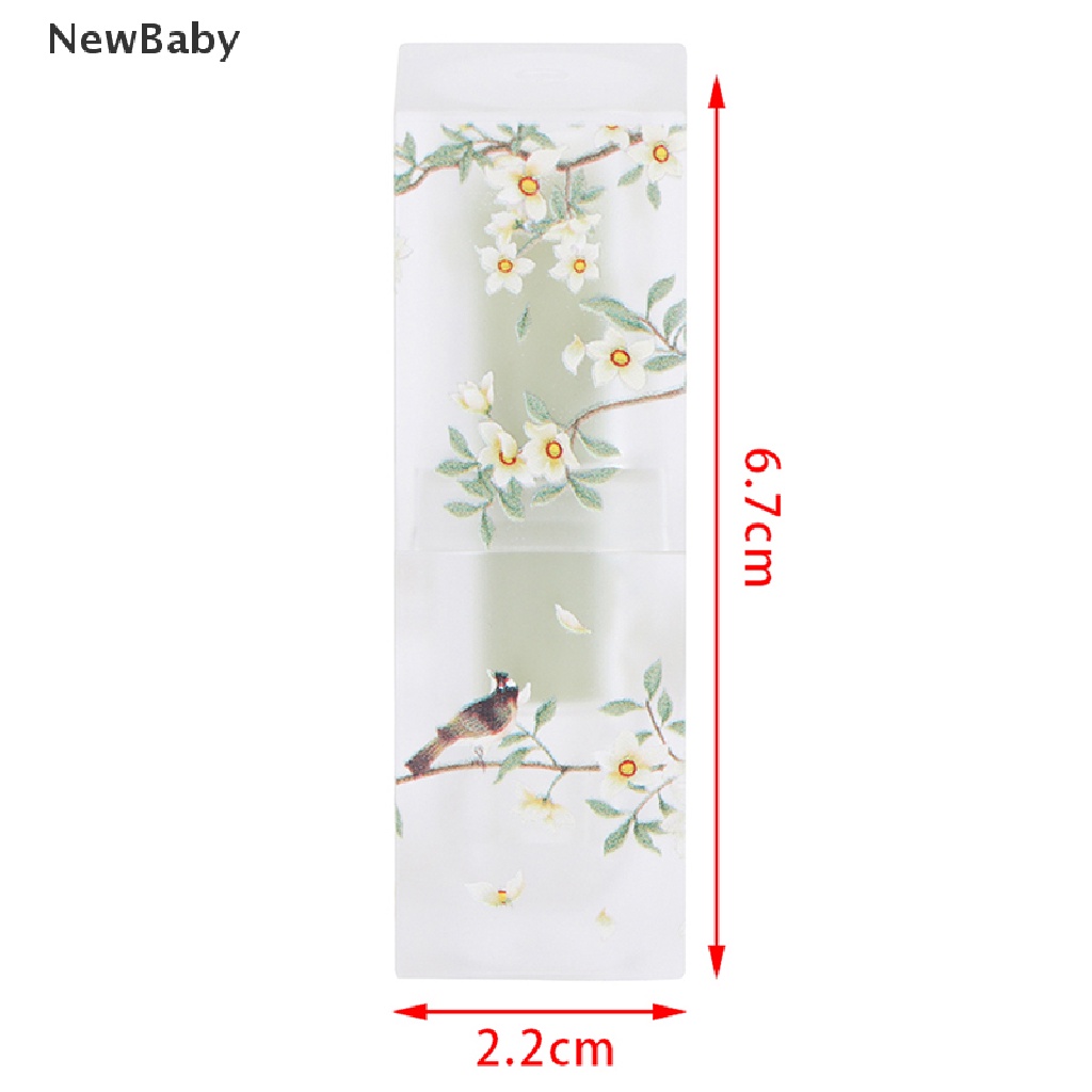 Newbaby 1pc Tabung Kosong Bentuk Persegi Untuk Lip Balm / Lipstick DIY