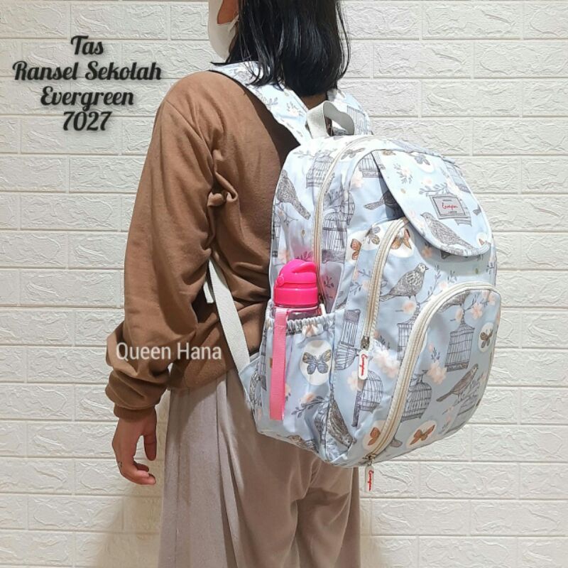 TAS EVERGREEN / TAS RANSEL SEKOLAH /TAS ANAK REMAJA