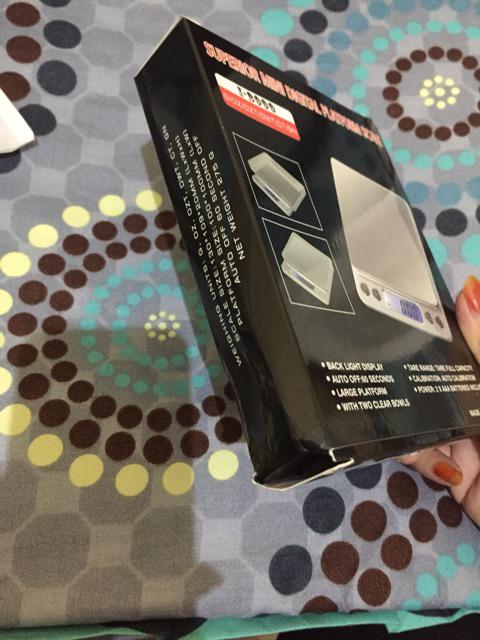 Timbangan Dapur Mini Digital Platform Scale 1kg 0.1g - I2000