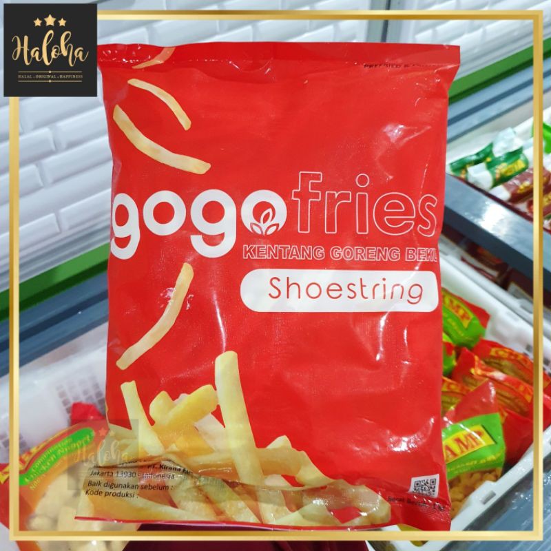 Gogo Fries French Fries Shoestring Kentang Goreng 1 Kg