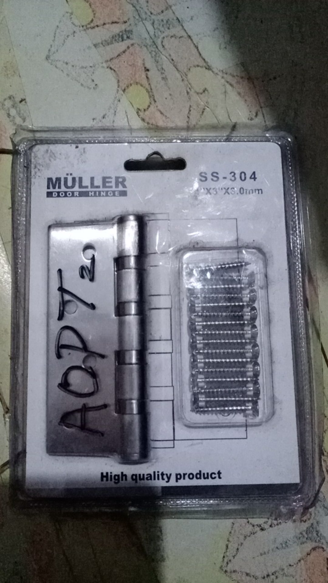 Engsel Muller Stainless Steel Ukuran  3 Inch 4 Inch 5 Inch / Engsel Muller