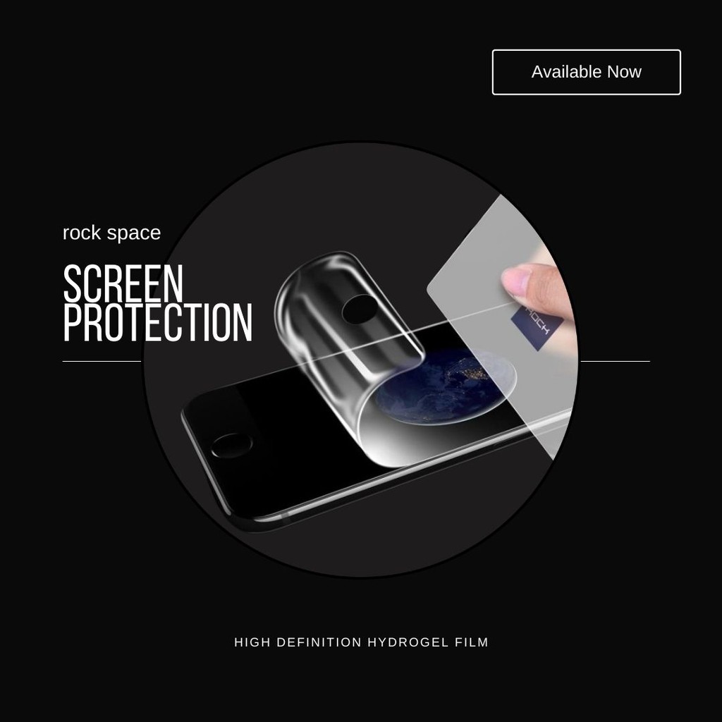 ROCK SPACE HYDROGEL - Screen Protector - 100% ORIGINAL