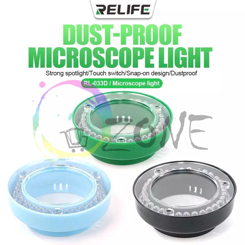 DUST-PROOF MICROSCOPE LIGHT - LAMPU LED MIKROSKOP RELIFE RL-033D