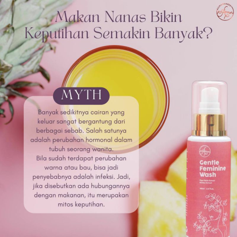 Gentle Feminine Wash Allmamaneed Pembersih Pengharum Kewanitaan Keputihan