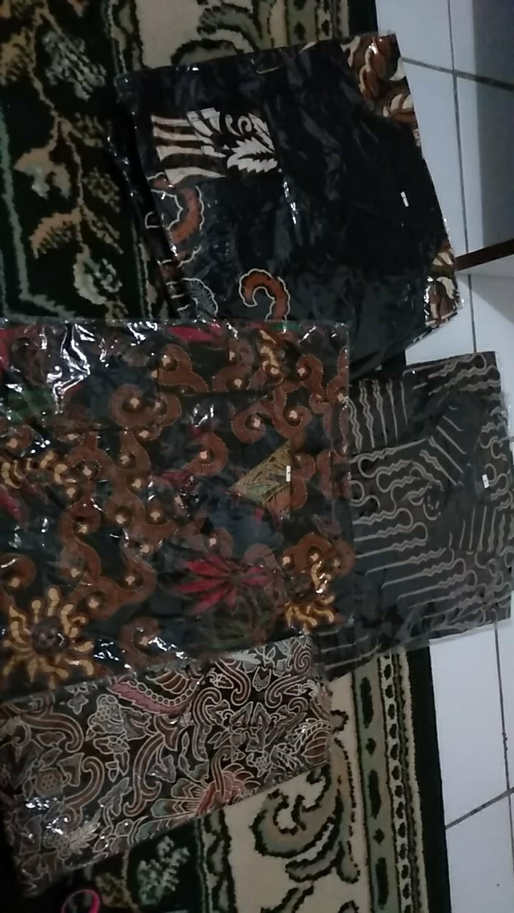Size M L Xl Xxl Xxxl Bswart Batik Hrb026 Kenongo Hem Pendek Padi Pekalongan M L Xl Batik Pria Murahl