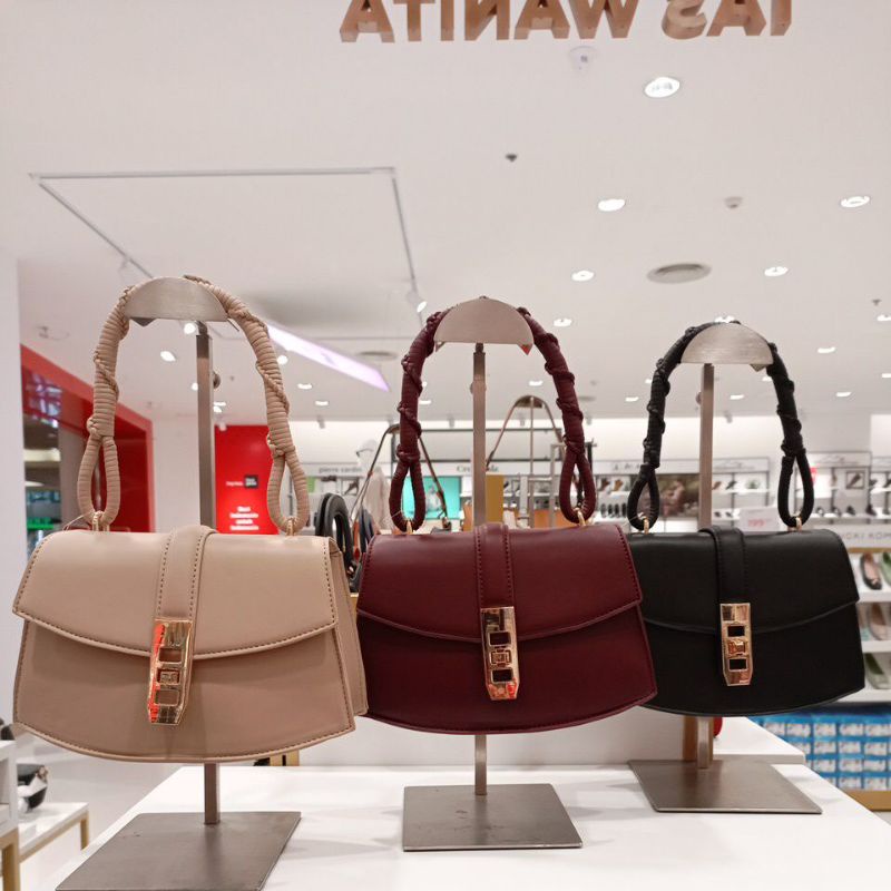 Terbaru Hand Bag Bellezza Ms-23115 Original Counter Store Tas Jinjing Selempang Wanita Fashion Sale