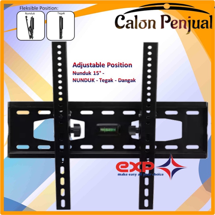 Bracket TV KHUSUS XIAOMI 42&quot; s/d 55&quot; waterpass GARANSI 100% COCOK!