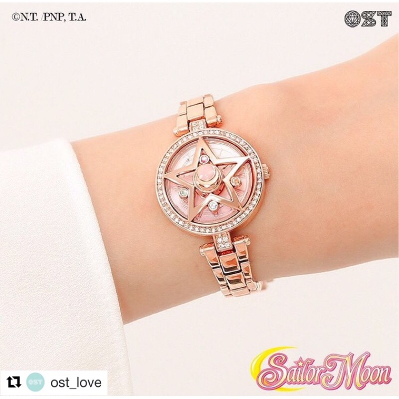 [OST KOREA] Sailor Moon Crystal Star Compact Open Metal Watch