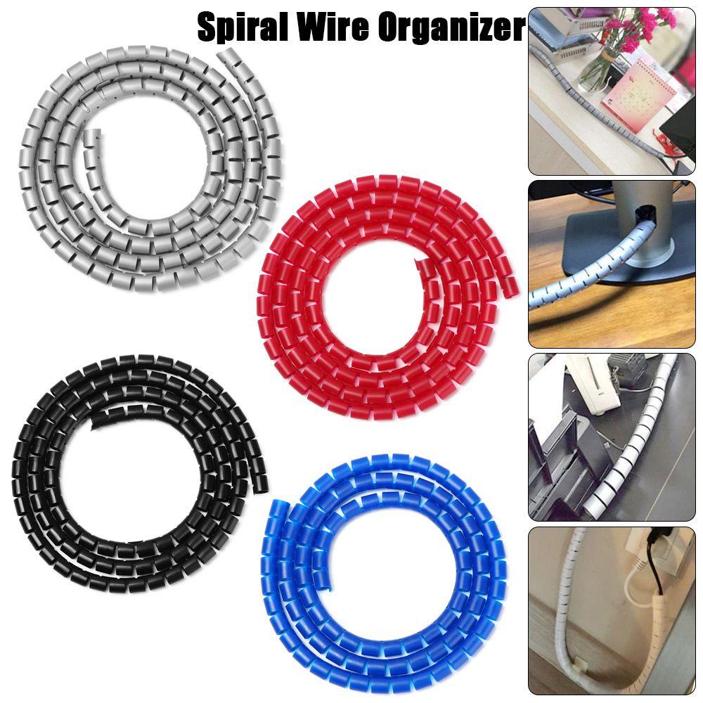 Preva Spiral Wire Organizer Cover Tube Tempat Kabel Organizer Garis Tahan Api