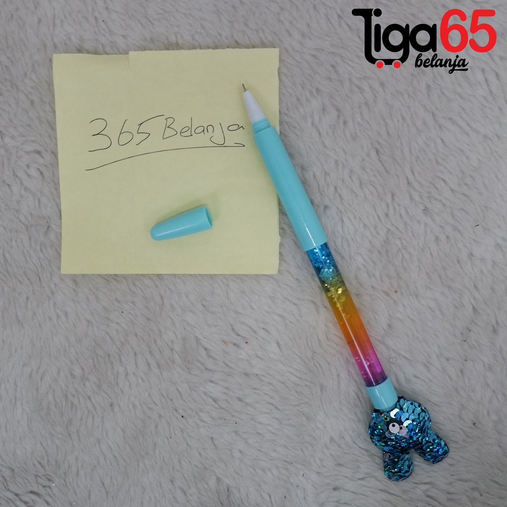 365 GEL PEN #41153 Pulpen Gel Glitter Karaker Lucu