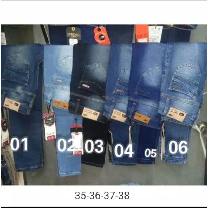 READY CELANA JEANS GET IT BIG SIZE / SOFT JEANS.PREMIUM SZ 35-38