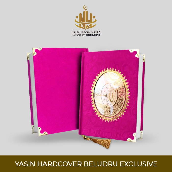 Cetak Yasin Hardcover Beludru Matte Paper / Buku Yasin Kertas Glossy