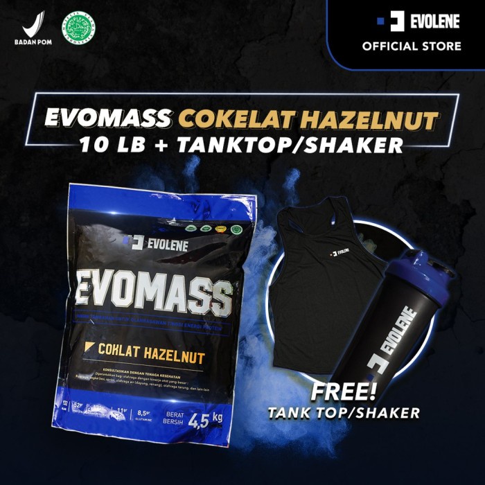

Evolene Evomass Cokelat Hazelnut 10 LB FREE SHAKER/TANKTOP Suplemen Whey Protein Susu Fitness Penggemuk Protein Isolate Carnivor Hydro Whey Isolate Fitness Amino H3I7K6Z5M7 Platinum Penambah Berat Badan Otot Protein Capsul Bakar Lemak Gold Pro Whey Supelm