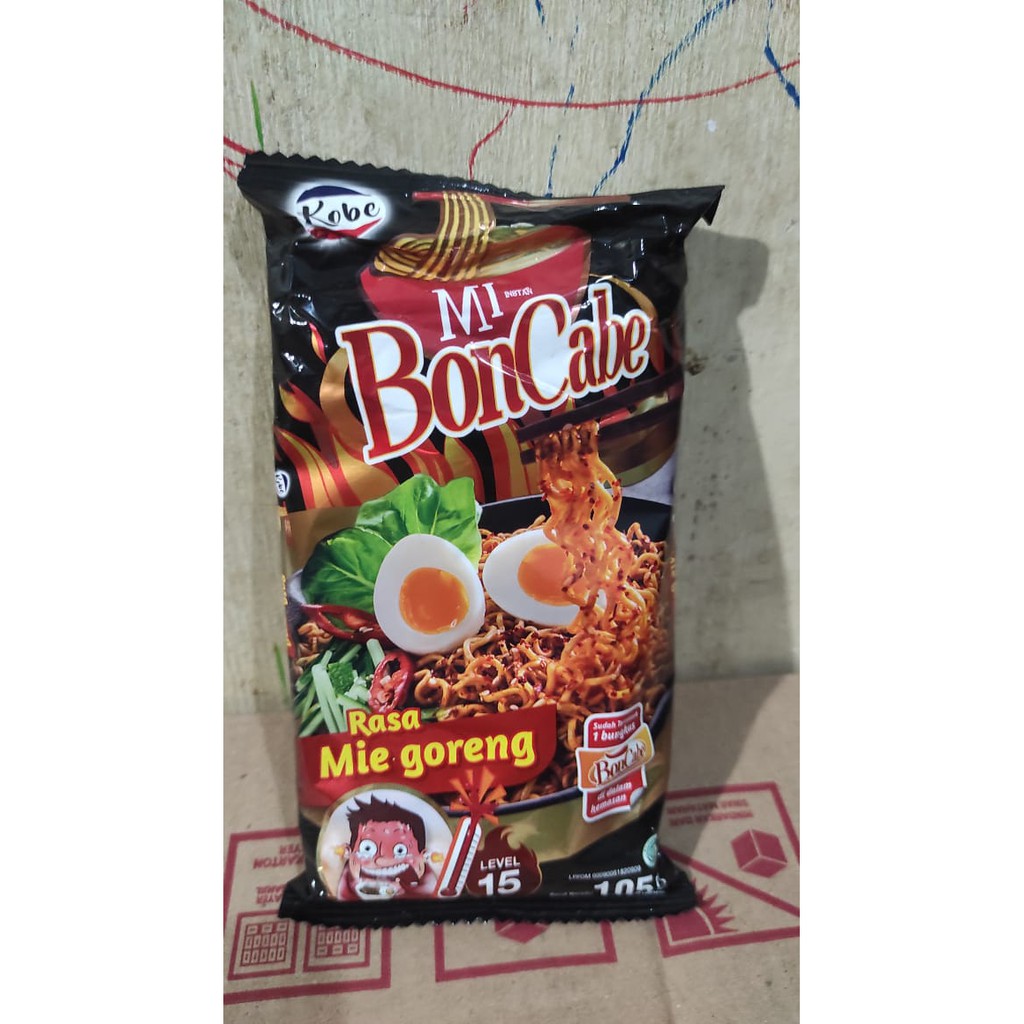

Kobe Mi Boncabe Level 15 Rasa Mie Goreng 105 gr