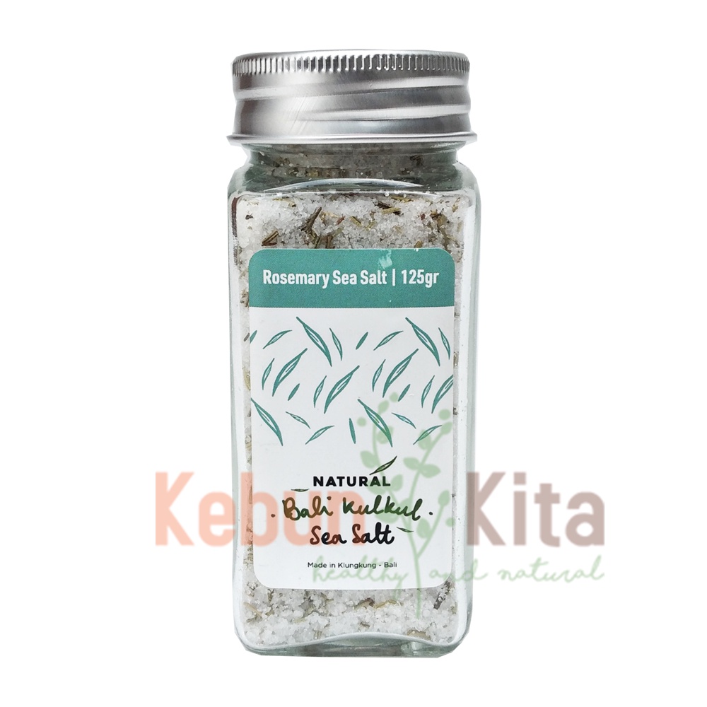 

Natural Bali Kulkul Rosemary Sea Salt 125 Gr ( Garam laut Rosemary)