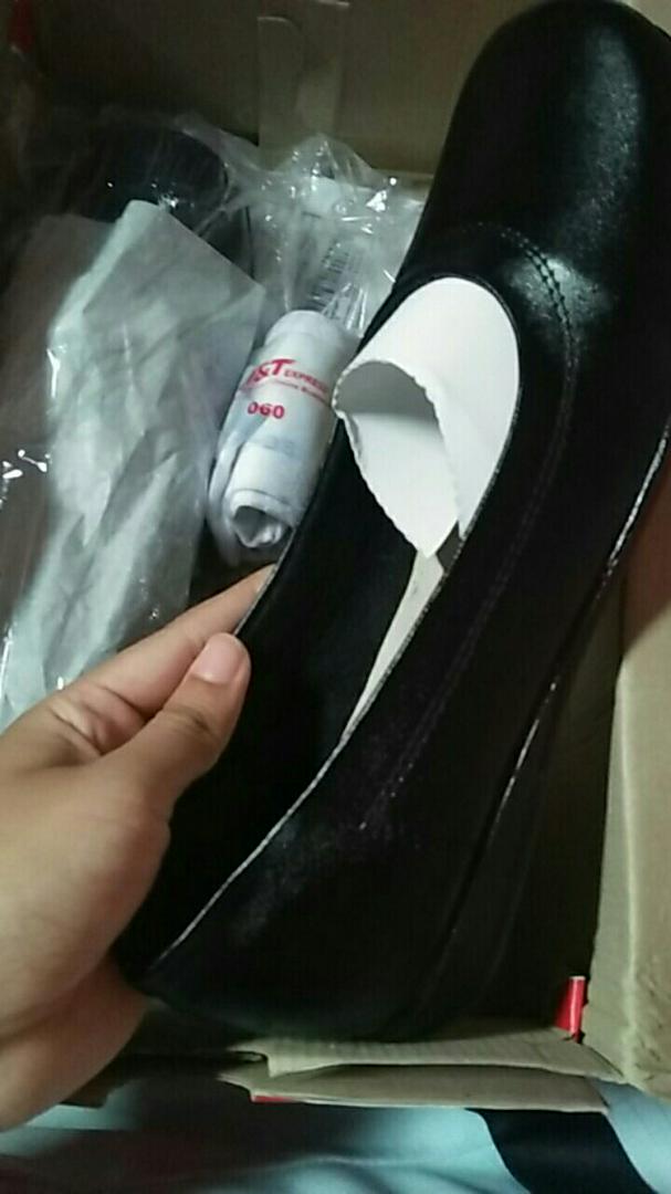 Haffand Sepatu Pantofel Wanita Hitam Hak 3 Cm Cewek Sekolah Kantor Paskibraka Paskib Paskibra A01ss