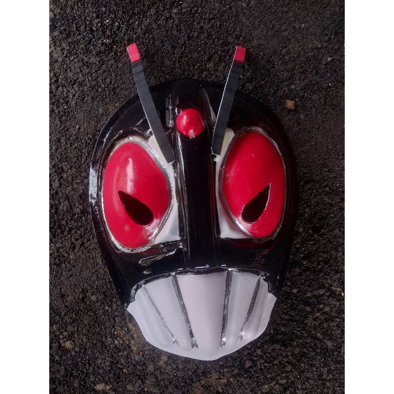 Topeng superhero ultraman / batman / spiderman / captain america / mask rider black / the flash