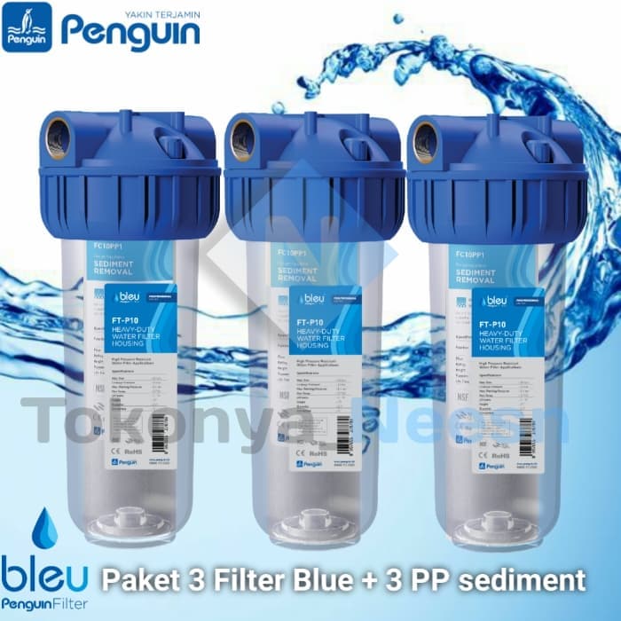 Filter air penguin FB 10 inch PRO series PP 3 paket
