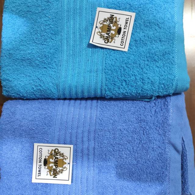 HANDUK POLOS TEBAL CHAMPION UKURAN 70 X 140