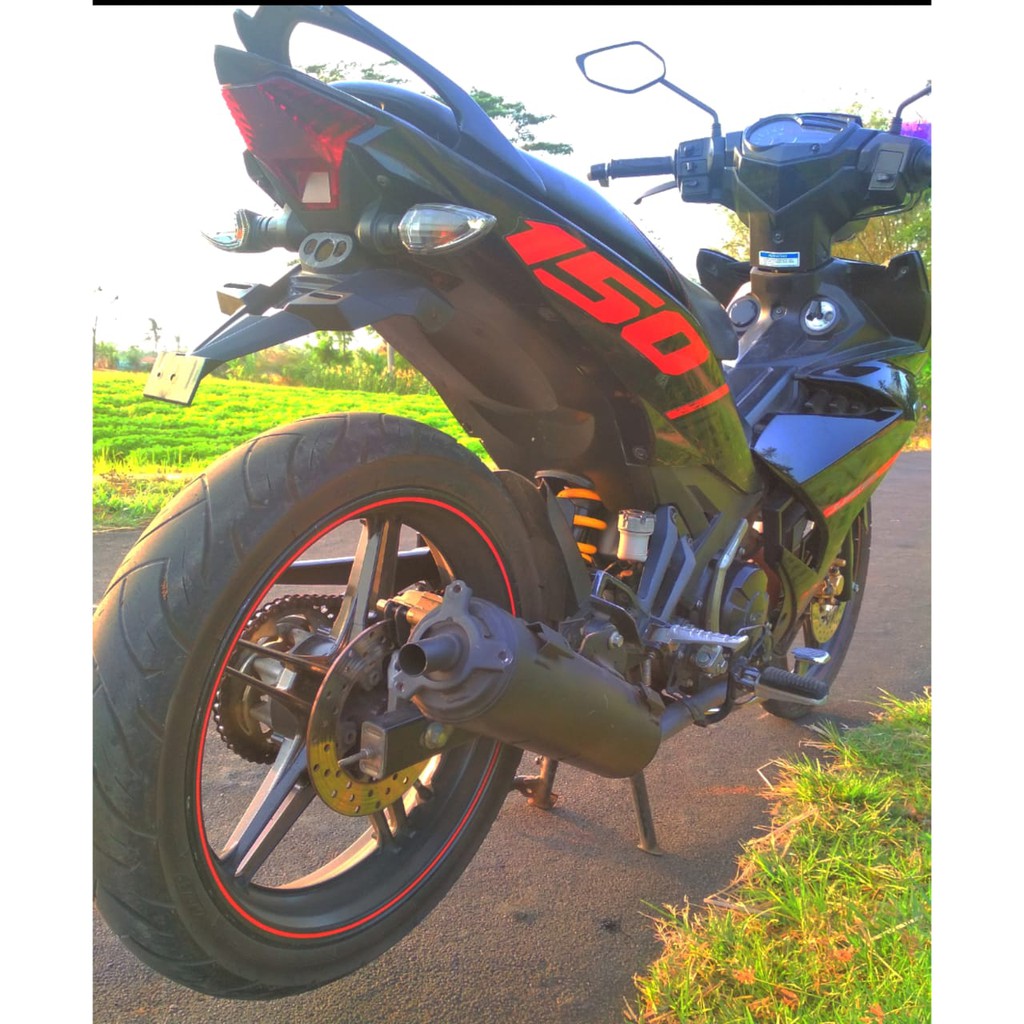 Jual Spakbor Belakang Custom New MX 150 Mxking MX Old PnP Modifikasi Tanpa Mata Kucing Indonesia Shopee Indonesia