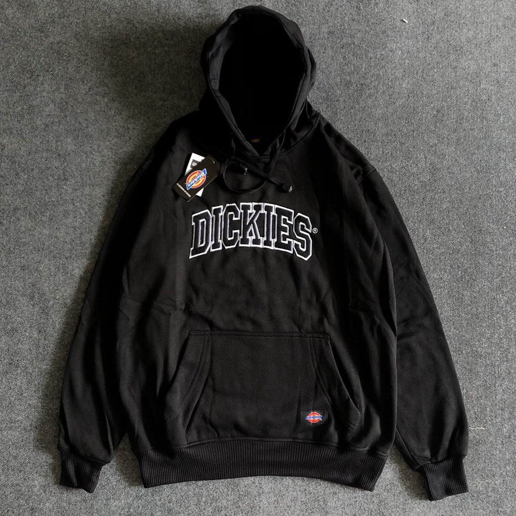 SWEATER HOODIE DICKIES BLACK FULLTAG&amp;FULLBORDIR PREMIUM