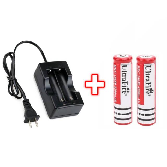 Senter LED Police Swat Taffware Zoom SOS Cree XM-L T6 3800 Lumens Super Terang Paket 2Batrai 3