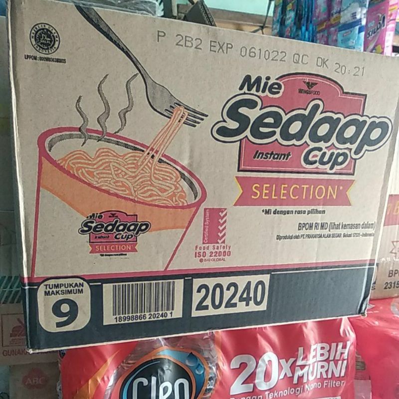 

Sedap cup Selection dus/12cup